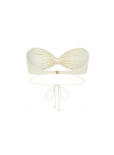 Nia Bandeau Top Ivory - WONROB