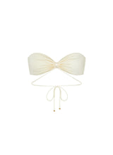 Nia Bandeau Top Ivory - WONROB