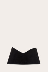 Flow Corset Black Suede - WONROB