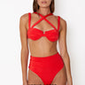 Herve Leger X Cin Cin - High-waist Bikini Bottom - WONROB