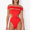 Herve Leger X Cin Cin - Off-shoulder Swimsuit - WONROB