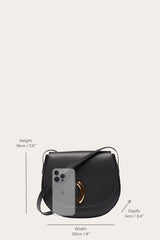 Maccheroni Saddle Bag Black - WONROB