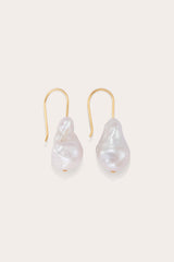 Minimalist Baroque Earrings Gold - WONROB