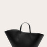 Open Tulip Tote Medium Black - WONROB