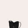 Penne Mini Bucket Black Suede - WONROB