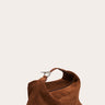 Pillow Pouch Suede Chestnut - WONROB