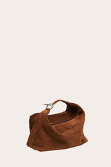 Pillow Pouch Suede Chestnut - WONROB