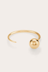 Point & Sphere Bangle Gold - WONROB