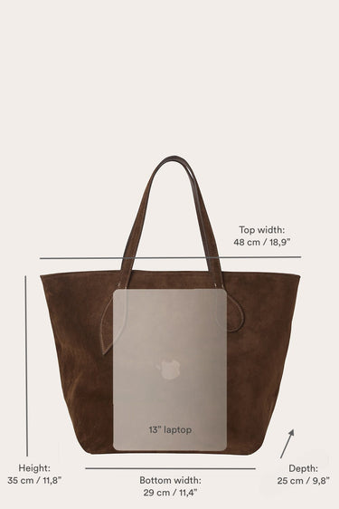 Sprout Tote Army Suede - WONROB