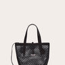 Sprout Tote Mini Black Crochet - WONROB