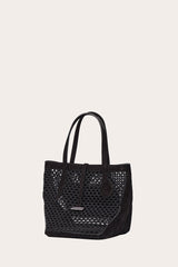 Sprout Tote Mini Black Crochet - WONROB