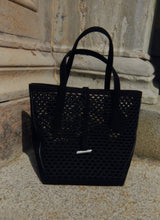 Sprout Tote Mini Black Crochet - WONROB