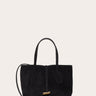 Sprout Tote Mini Black Suede - WONROB