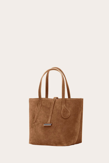 Sprout Tote Mini Chestnut Suede - WONROB