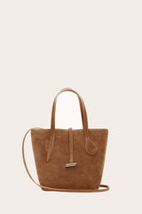 Sprout Tote Mini Chestnut Suede - WONROB