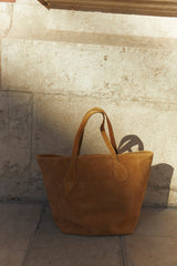 Sprout Tote Rhum Suede - WONROB