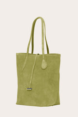 Tall Sprout Tote Army Suede - WONROB