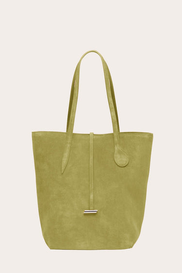 Tall Sprout Tote Army Suede - WONROB