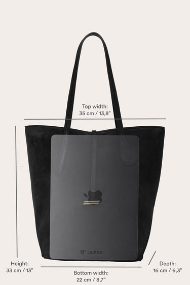 Tall Sprout Tote Army Suede - WONROB