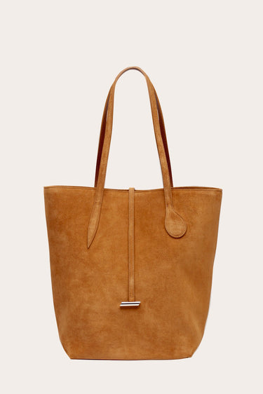 Tall Sprout Tote Rhum Suede - WONROB